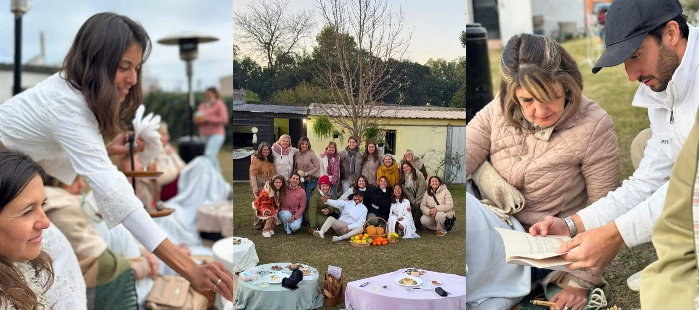Momentos de la segunda edición del Té Holístico: servicio y ceremonia