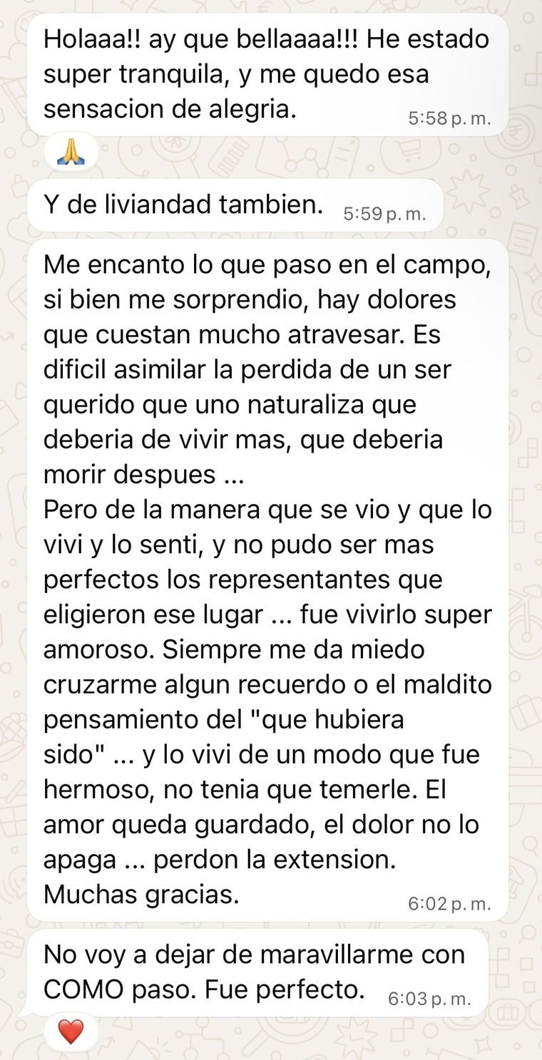 Testimonio: Participante del taller